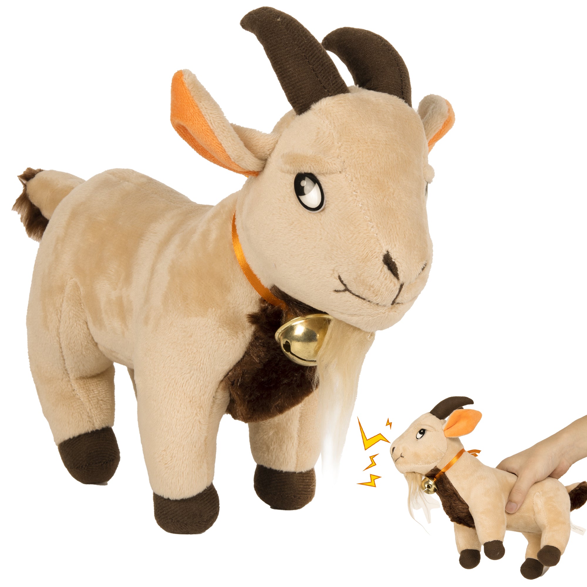 WYZOID Screaming Goat, Screaming Desk Toy Talking Button,Make Funny  Screaming Goat - Provide Interesting Gifts for Friends and Colleagues