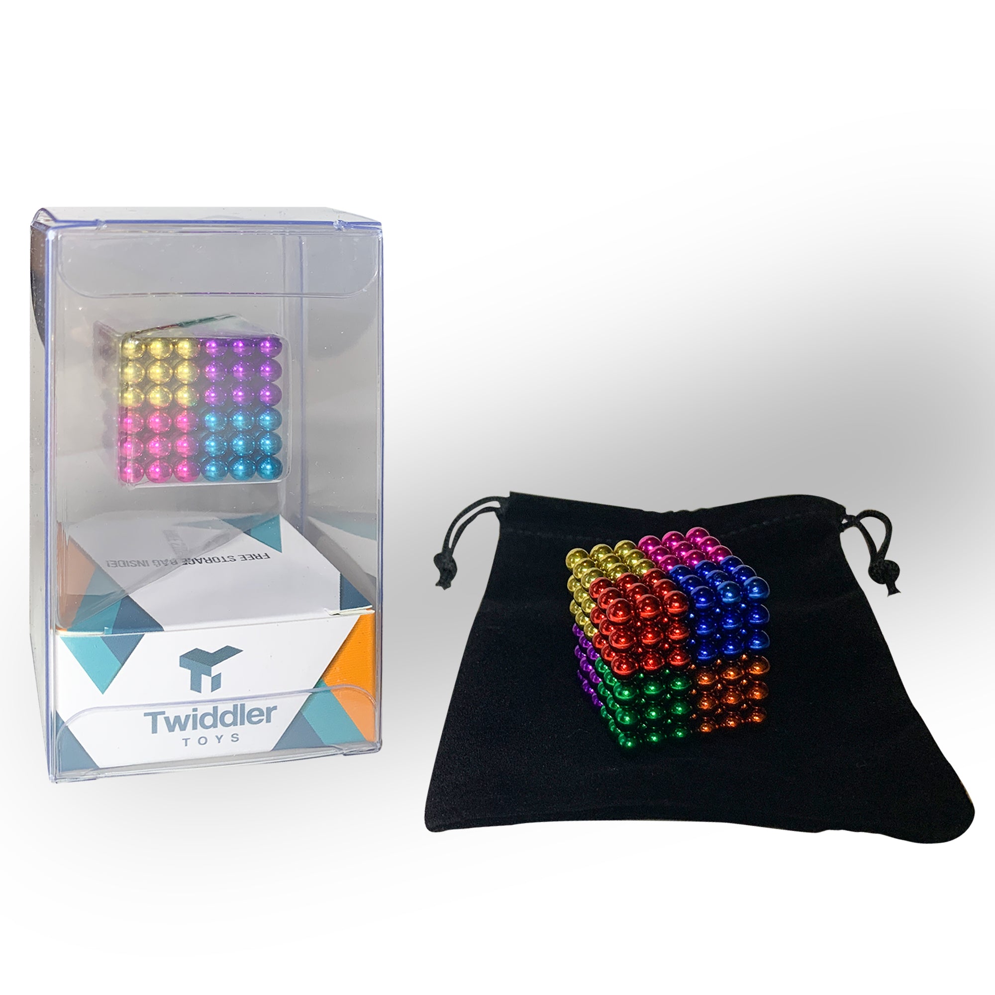 Bulk Rainbow Magnetic Balls 5mm (Open Box)